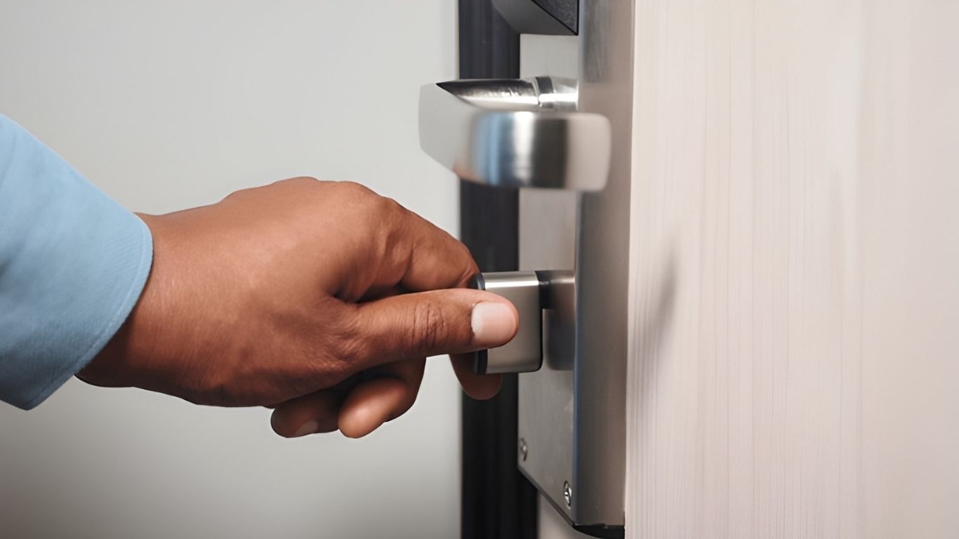 Moderne deurknop en slot vervangen Amsterdam