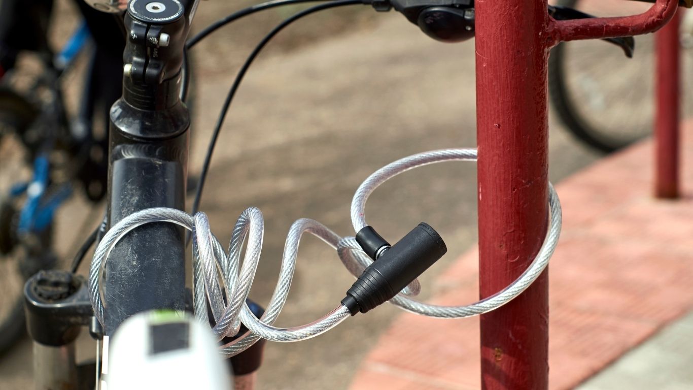 fietsslot gaat niet open